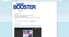 Desktop Screenshot of beachbooster.blogspot.com