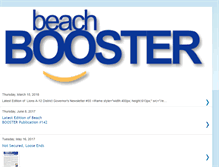 Tablet Screenshot of beachbooster.blogspot.com