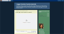 Desktop Screenshot of juegosinventoscuentosaprendo.blogspot.com