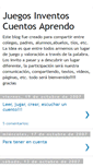 Mobile Screenshot of juegosinventoscuentosaprendo.blogspot.com