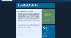 Desktop Screenshot of kennmitchellspoetry.blogspot.com