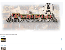 Tablet Screenshot of eltemplodelasborracheras.blogspot.com