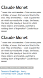 Mobile Screenshot of organizationclaudemonet.blogspot.com