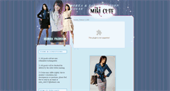 Desktop Screenshot of mikicutefashion.blogspot.com
