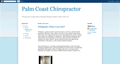 Desktop Screenshot of palmcoastchiropractor.blogspot.com