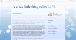 Desktop Screenshot of crazy-little-thing-called-life.blogspot.com