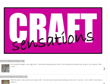 Tablet Screenshot of craftsensations.blogspot.com