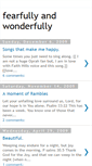 Mobile Screenshot of bothfearandwonder.blogspot.com