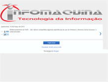 Tablet Screenshot of infomaquina.blogspot.com