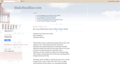 Desktop Screenshot of makeheadline.blogspot.com