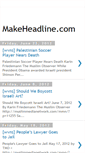 Mobile Screenshot of makeheadline.blogspot.com