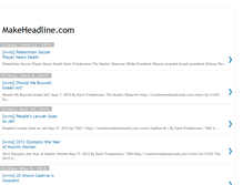 Tablet Screenshot of makeheadline.blogspot.com