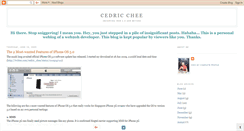 Desktop Screenshot of cedrickchee.blogspot.com