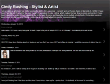 Tablet Screenshot of cindyrushing.blogspot.com