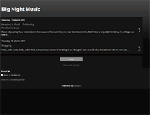 Tablet Screenshot of bignightmusic.blogspot.com