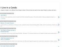 Tablet Screenshot of iliveinacondo.blogspot.com