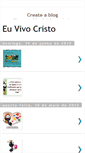 Mobile Screenshot of euvivocristo.blogspot.com