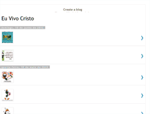 Tablet Screenshot of euvivocristo.blogspot.com
