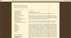 Desktop Screenshot of miseriasliterarias.blogspot.com