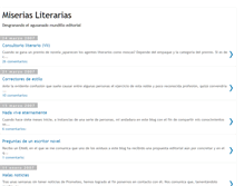 Tablet Screenshot of miseriasliterarias.blogspot.com
