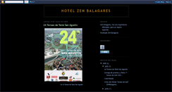 Desktop Screenshot of hotelzenbalagares.blogspot.com