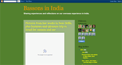 Desktop Screenshot of bassonsinindia.blogspot.com