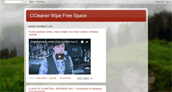 Desktop Screenshot of ccleanerwipefreespace.blogspot.com