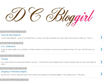 Tablet Screenshot of dcbloggirl.blogspot.com