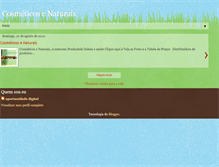 Tablet Screenshot of cosmeticosenaturais.blogspot.com