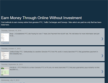 Tablet Screenshot of moneyearnmethods.blogspot.com