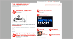 Desktop Screenshot of obensonreport.blogspot.com