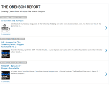 Tablet Screenshot of obensonreport.blogspot.com