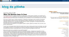 Desktop Screenshot of aminhapilinha.blogspot.com
