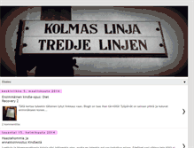 Tablet Screenshot of kolmaslinja.blogspot.com