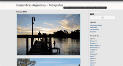 Desktop Screenshot of costumbresargentinas-fotografias.blogspot.com