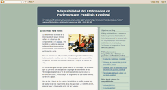 Desktop Screenshot of ordenadorenparalisiscerebral.blogspot.com