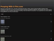 Tablet Screenshot of poopingwithapen.blogspot.com