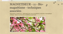 Desktop Screenshot of magnetiseur-71-biomagnetisme.blogspot.com