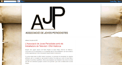 Desktop Screenshot of jovesperiodistes.blogspot.com