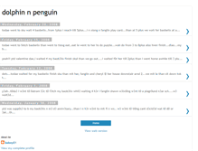 Tablet Screenshot of dolphinandpenguin.blogspot.com