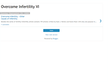 Tablet Screenshot of fertility-infertility-6.blogspot.com