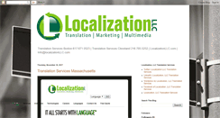 Desktop Screenshot of localizationllc.blogspot.com