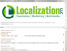 Tablet Screenshot of localizationllc.blogspot.com