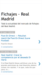 Mobile Screenshot of fichajes-madrid.blogspot.com