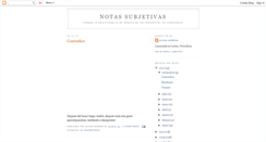 Desktop Screenshot of notassubjetivas.blogspot.com