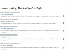 Tablet Screenshot of homeschoolingnonstepfordstyle.blogspot.com