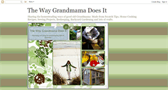 Desktop Screenshot of grandmamadoesit.blogspot.com