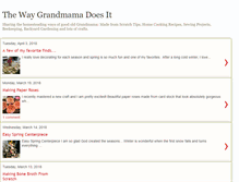 Tablet Screenshot of grandmamadoesit.blogspot.com