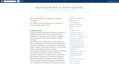 Desktop Screenshot of managementeinnovazione.blogspot.com