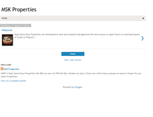 Tablet Screenshot of mskproperties.blogspot.com